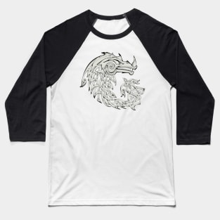 Ancient Celtic dragon Baseball T-Shirt